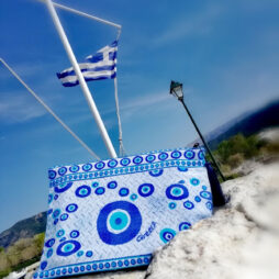 Χειροποίητη τσάντα φάκελος Greece Mairyland.gr