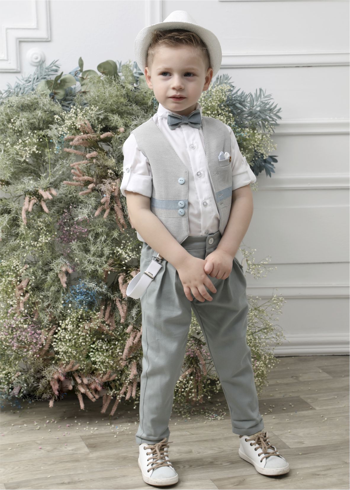 34. Α4626-ΓΜ, ΓΚΡΙ-INDIGO ΜΠΛΕ