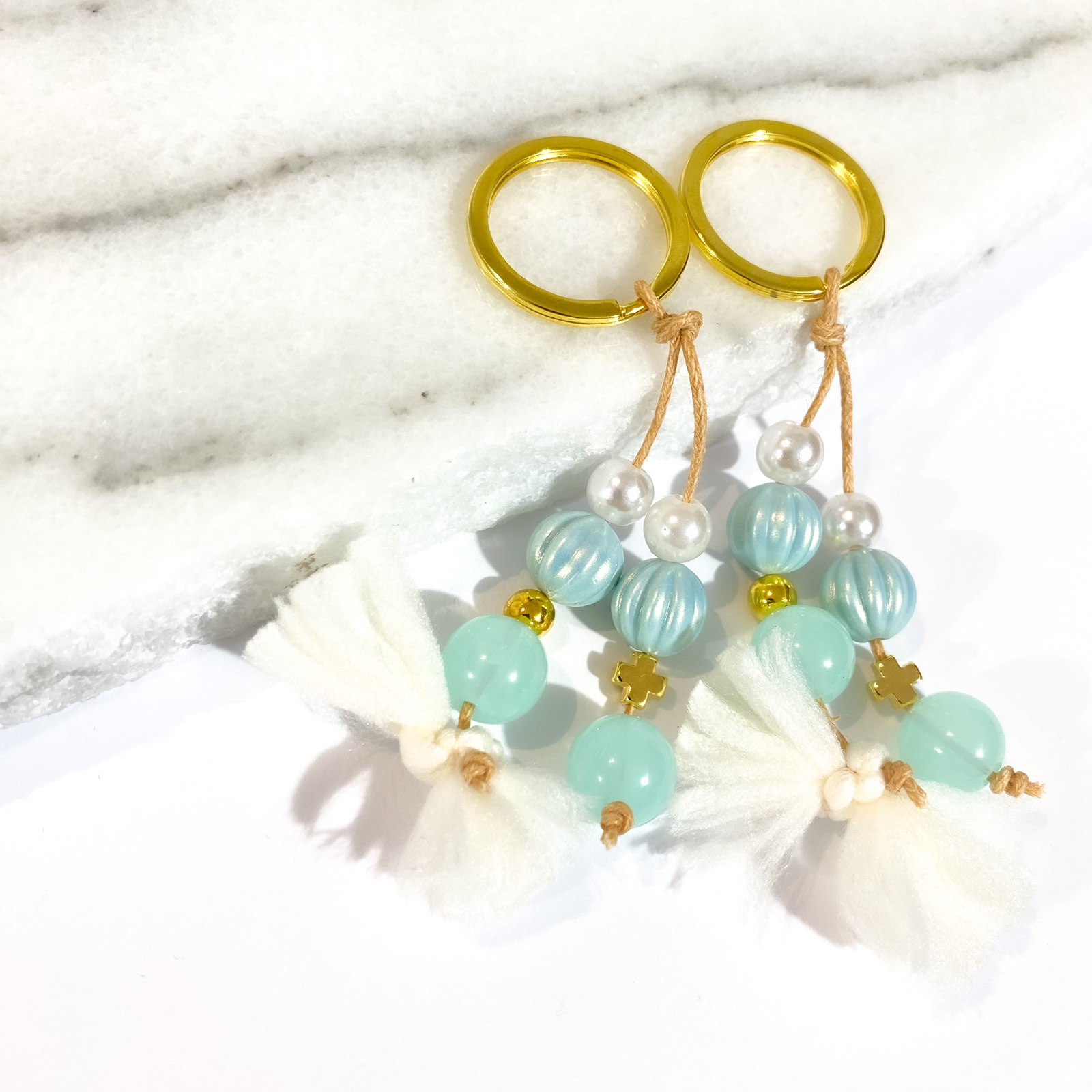 24023 Μπρελόκ με επίχρυσο σταυρό 24κ.