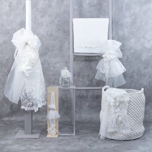 Χειροποίητο Σετ βάπτισης για Κορίτσι Pearl