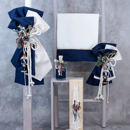 Χειροποίητο Σετ βάπτισης για Αγόρι Χριστουγεννιάτικο καρυοθραύστης